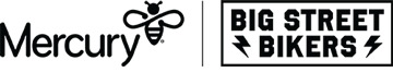 Mercury Big Street Bikers Partnership Logo Lockup
