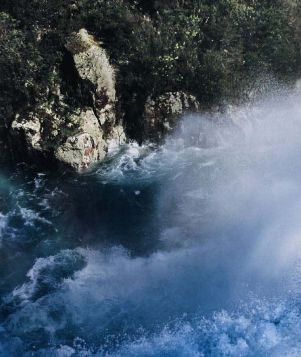 Taupo generation site river rapids