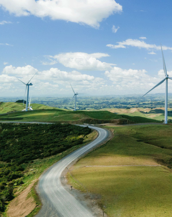 Turitea wind farm turbine