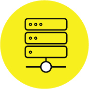 A yellow icon representing colocation.